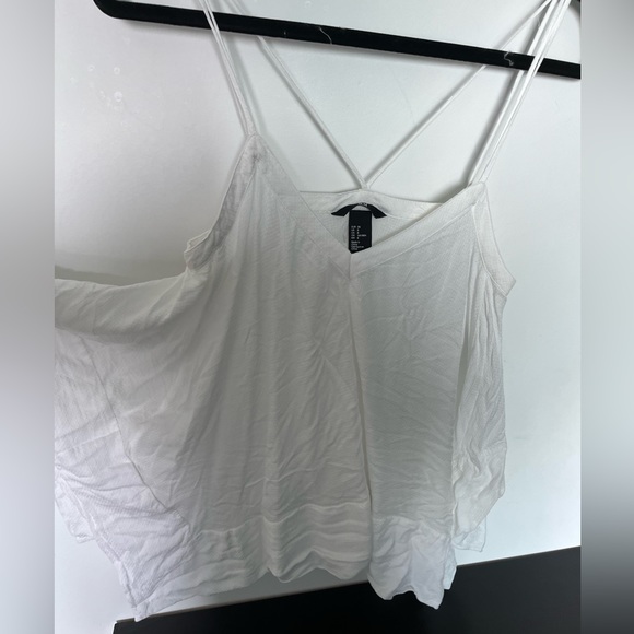 White bandana style tank top - Picture 3 of 4